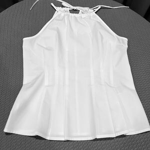 Banana Republic Poplin Holter Top